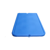 Bateau à fond plat en plastique PE rotomoulé, double couche, épaissi, étanche, anti-âge, durable, 2m, vente en gros OEM