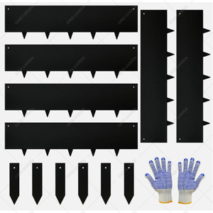 Garden <strong>Edging</strong> <strong>Metal</strong> Landscape Grass Bed Edge Garden Decorative <strong>Border</strong> - Product Image 1