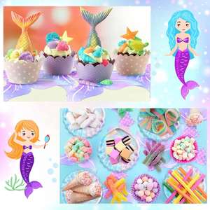 Serviettes en papier jetables personnalisées 2 plis 18 g/m² découpées à 2 pouces, imprimées flexographique, style sac à 4 plis pour fêtes - Product Image 5