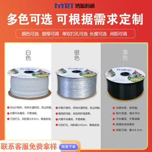 Cinta de goteo ProRain plateada de 16 mm de doble capa con protección UV para riego agrícola de verduras y fresas - Product Image 5