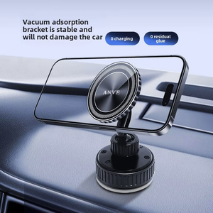 Nouveau <span class=keywords><strong>support</strong></span> de <span class=keywords><strong>voiture</strong></span> à adsorption sous vide magnétique universel rotatif à 360 degrés plié à volonté stable et compatible avec le modèle pour toutes les voitures - Product Image 2