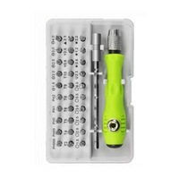 Lot de 32 tournevis multifonctions pour démontage et réparation d'ordinateurs et téléphones portables, avec embouts plat et cruciforme