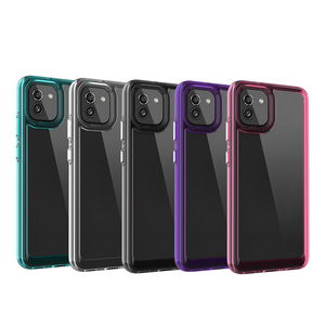 สำหรับ Samsung <span class=keywords><strong>Galaxy</strong></span> A03 <span class=keywords><strong>A01</strong></span> A02<span class=keywords><strong>เคส</strong></span> TPU <span class=keywords><strong>เคส</strong></span> PC อะคริลิคฝาหลังใสสำหรับ Samsung A02S <span class=keywords><strong>เคส</strong></span>โทรศัพท์มือถือ - Product Image 1