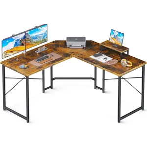 Large Monitor Riser Stand PC Gaming Desk Table Computer Corner Desk L Shaped Gaming Desk