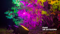 Projecteurs LED Par étanches 18*12W RGBWA+UV 6IN1 IP65 pour DJ, fête, mariage, concert