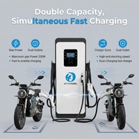 Estación de Carga Rápida para E-Rickshaw de 15kW, Cargador para Tuk Tuk de 48V 60V 72V CC con Lector de Tarjetas RFID