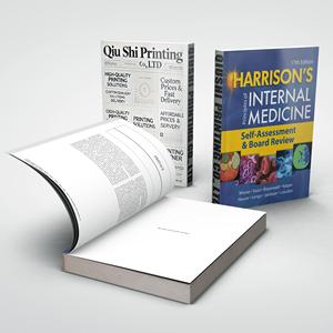 Principes de l'examen du conseil de médecine interne Impression de manuels médicaux personnalisés Reliure à coudre à petite quantité minimale de commande Reliure à reliure parfaite - Product Image 2