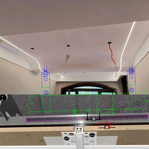 Profil <span class=keywords><strong>de</strong></span> canal en aluminium <span class=keywords><strong>de</strong></span> 15x9mm 0.5M LED pour bande lumineuse LED avec installation intégrée - Product Image 4