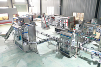 2025 entièrement automatique 500ML 1L 5L détergent à lessive bouteille remplissage capsulage étiquetage ligne de production ligne d'embouteillage