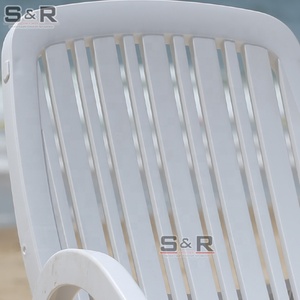 <span class=keywords><strong>Tumbona</strong></span> <span class=keywords><strong>Plegable</strong></span> Portátil de Plástico ABS Blanco para Exteriores, Playa, Piscina, Patio, Hotel, Sala de Estar, Dormitorio, Uso Ecológico, Protección UV - Product Image 4