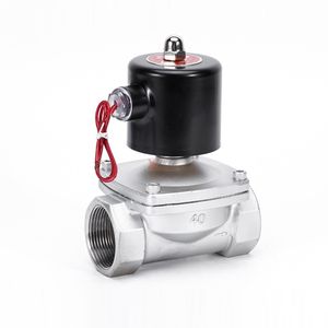 Válvula Solenoide YOULI de 2W, Acero Inoxidable 304/316, Bidireccional, NPT/BSP, AC220V/DC24V, Normalmente Cerrada, Rosca Hembra Recta, para Agua, Aceite y Gas - Product Image 1