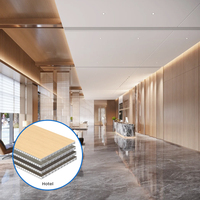 Panneau en nid d'abeille en aluminium HPL, isolation acoustique haute densité, ignifuge, écologique, utilisation en extérieur, OEM ODM, salle de concert européenne