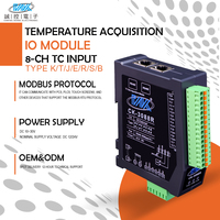 Módulo de Temperatura de 8 Canales con Entrada de Termopar Tipo K CK-3088R, Salida Modbus RTU RS485, Módulo IO Modbus