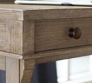 Meubles de chambre d'hôtel comptoirs en bois massif Toulouse maquillage vanité dessus de table avec tiroirs - Product Image 2