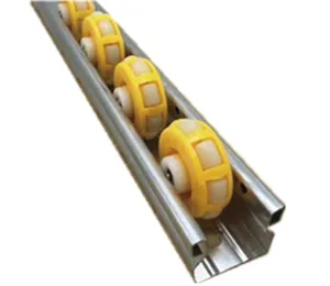 Industrial Light Duty Roller Tracks With Cylinder Plastic Rollers