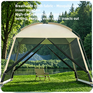 Tente de camping imperméable, auvent, <span class=keywords><strong>moustiquaire</strong></span>, abri solaire, tente de plage personnalisée, abri d'ombre - Product Image 4