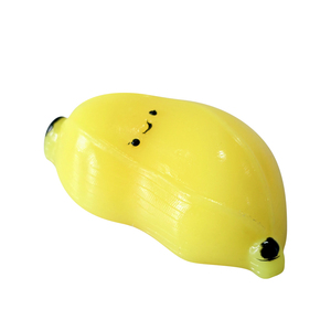 Vente en gros de jouets anti-stress en forme de banane en TPR avec logo personnalisé, jouets à presser en forme de fruit pour enfants - Product Image 5