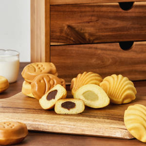 Pain de poisson pain pour animaux de compagnie collation pour chien pour la santé de la peau avec de l'huile de noix de coco patate douce crème de caroube ingrédients coréens congelés - Product Image 3