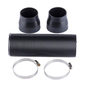 Tubo de Admisión de Aire de 76 mm, Manguera Flexible Negra con Abrazadera para Modificación de Automóviles - Product Image 3