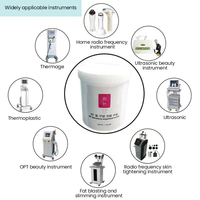 Crème conductrice RF blanche à haute conductivité thermique pour appareil de beauté RF à ultrasons, consommable esthétique pour salon