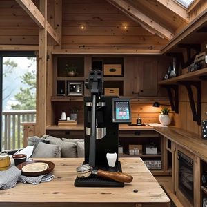 Máy pha cà phê Espresso bằng tay chuyên nghiệp 58mm, máy pha cà phê Espresso thông minh gia đình, máy ép tay, điều chỉnh áp suất biến thiên với <span class=keywords><strong>PID</strong></span> - Product Image 4