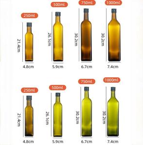 Contenitore in Vetro <span class=keywords><strong>per</strong></span> <span class=keywords><strong>Olio</strong></span> da Cucina di Grado Alimentare, Stile Antico, 100ml 200ml 250ml 500ml 750ml 1000ml, Verde o Marrone, <span class=keywords><strong>per</strong></span> <span class=keywords><strong>Olio</strong></span> <span class=keywords><strong>d</strong></span>'<span class=keywords><strong>Oliva</strong></span> - Product Image 6