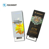 Boîte d'emballage de cigarettes personnalisée, design unique, écologique, résistante aux enfants, avec dorure à chaud et gaufrage UV