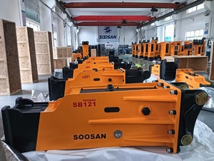 SOOSAN High Quality SB 81 <b>Hydraulic</b> <b>Breaker</b> Box Engine for 18-26 Tons Excavators New Condition 1 Year Warranty Machinery for - Product Image 2