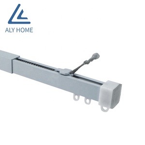 Hiện đại rèm nhà theo dõi mới phong cách Châu Âu trần gắn điều chỉnh kim loại nhỏ đường sắt vuông - Product Image 6