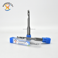 Fraise à queue Warrior's Bit OEM/ODM personnalisée en carbure de tungstène pour routeur CNC, longueur totale 78 mm, 1 dent