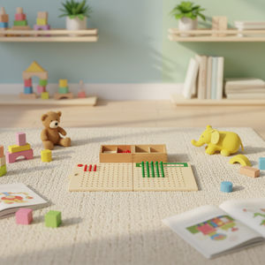 JET OEM Montessori Ausili Didattici Sensoriali in Legno Tavola di Moltiplicazione e Divisione Giocattoli Educativi per Bambini - Product Image 4