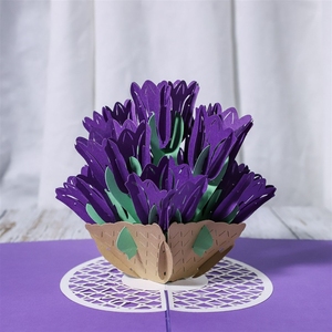Biglietti d'Auguri Personalizzati all'Ingrosso, Decorati a Mano con Ritagli di Carta 3D, Piccoli Regali per <span class=keywords><strong>la</strong></span> Festa della Mamma, Biglietti di Ringraziamento e Auguri per le Festività - Product Image 1
