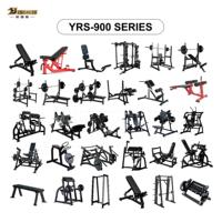 Ensemble complet de machines commerciales pour l'entraînement musculaire de la poitrine, des extensions dorsales hautes et basses, équipement de musculation