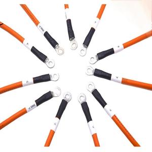 Câble Haute Tension Orange 6mm ² <span class=keywords><strong>pour</strong></span> Batterie <span class=keywords><strong>de</strong></span> Stockage d'Énergie 1500V EV avec Matériau Isolant en PVC - Product Image 3