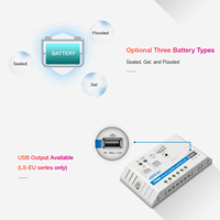 Contrôleur de charge solaire PWM EPEVER 5A 10A 20A 30A 12V 24V LS-E(U) Landstar-EU Port USB