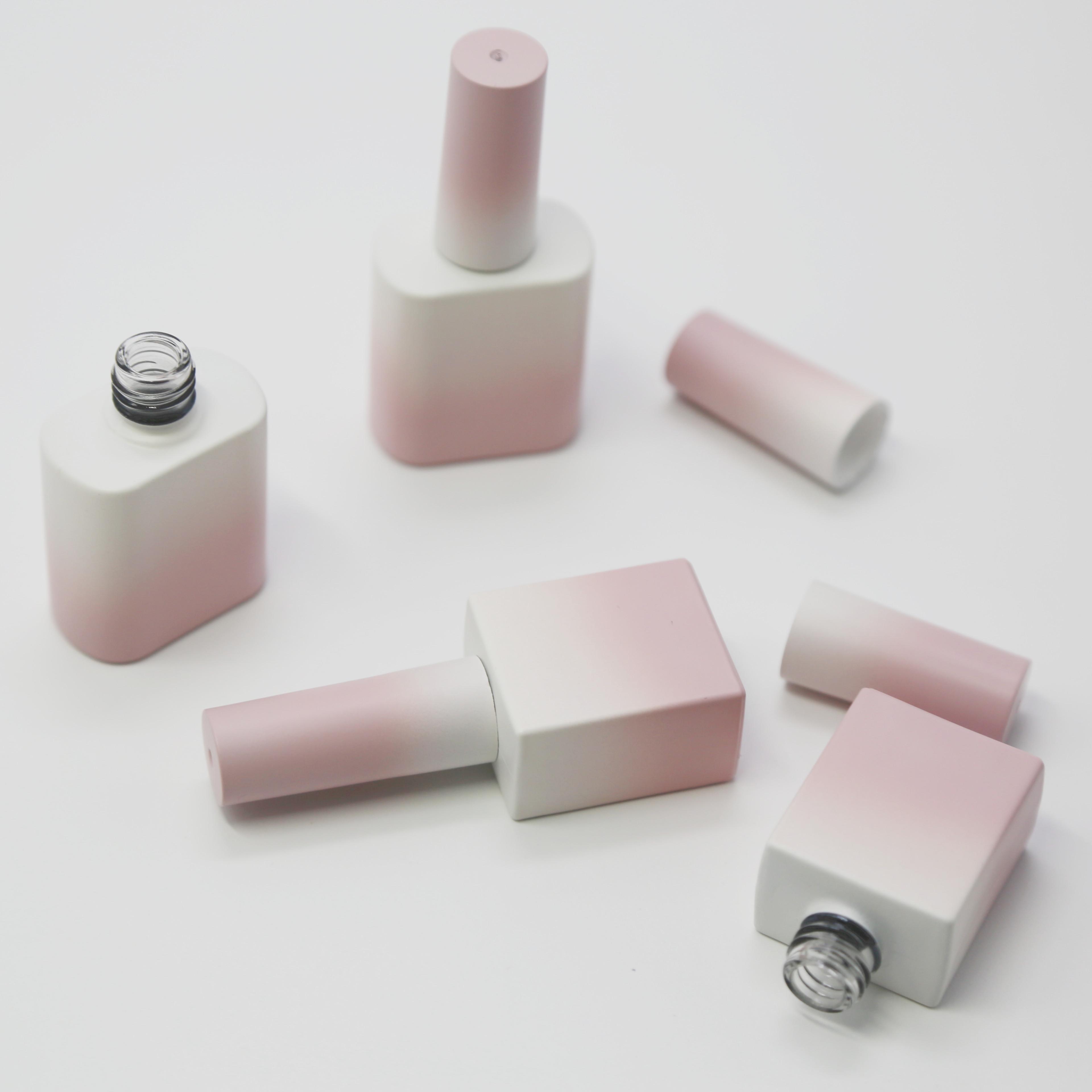 Gradient Gel Nail Polish Square Bottle 5ml 7ml For Manicure Shop