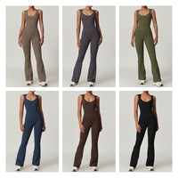 2025 nouvelle combinaison de Yoga une pièce femmes décontracté Fitness costume fête combinaison Logo personnalisé femmes en plein air body