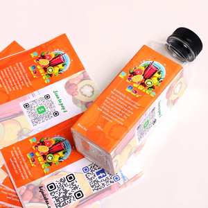 Etiquetas Personalizadas para Bebidas de K's Juice Bar, Etiquetas Rectangulares Autoadhesivas de PET Resistentes al Agua para Envases de Botellas de Jugo - Product Image 5
