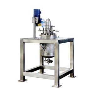Réacteur en acier inoxydable bibo 50L 100L 200L 500L pour production pilote en laboratoire, incluant les composants essentiels : cuve, moteur - Product Image 1