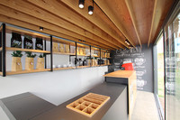 Conteneur de haute qualité Coffee Bar Shipping Container House 20 ft Coffee Shop/kiosk