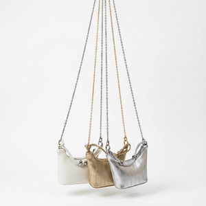 Custom Mini Cross body Bag Metallic Women's <b>Handbag</b> <b>small</b> Bucket Coin Purse Women's Fashion Chain Sling <b>Small</b> Crossbody Bags - Product Image 1
