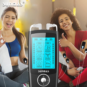 Estimulador muscular eléctrico para fisioterapia, masajeador de pulso para espalda, hombros, alivio del dolor, cuello, masajeador de pulso corporal tens - Product Image 4