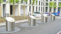 Grand système d'élimination des déchets électrique et intelligent pour l'extérieur Poubelle souterraine pour la collecte des déchets enfouis sur mesure
