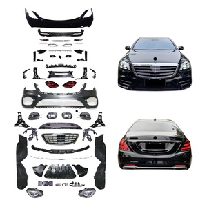 Kit de Actualización para Auto W222 2013-2018, Carrocería Deportiva S450 2019, Incluye Faros Delanteros, Traseros, Luces Antiniebla para Benz Clase S - Product Image 1