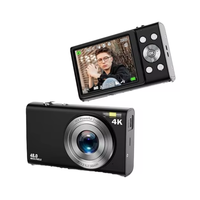 Kamera Digital 4K Vlog Kamera Video YouTube Vlogging 48MP Layar 2.8INCI 16X Zoom Digital CMOS Tahan Air Stabilisasi Gambar