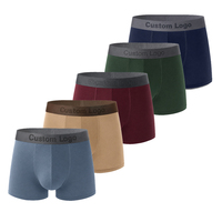 Sous-vêtements pour hommes fabriqués en usine, slips et boxers, logo personnalisé, tissu extensible quadridirectionnel, couleur unie, multicolore, séchage rapide, certifiés BSCI