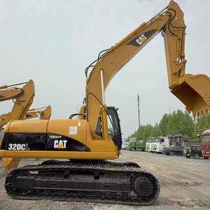 Máquina de movimiento de tierras CAT 320CL 320C 320D 320D2 Excavadoras hidráulicas sobre orugas usadas listas para enviar - Product Image 1