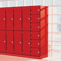 Haute qualité bonne vente rouge métal feu ou pompier casiers de stockage inflammable