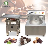 Mini machine manuelle à roue de 8 kg pour la fabrication, le trempage, le tempérage et l'enrobage de barres de chocolat, avec moules de fusion