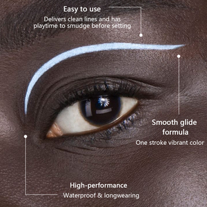 Venta al por mayor de maquillaje de Ojos de colores de alta calidad delineador de ojos blanco Natural lápiz personalizado de larga duración de alto pigmento delineador de ojos en Gel cremoso - Product Image 5